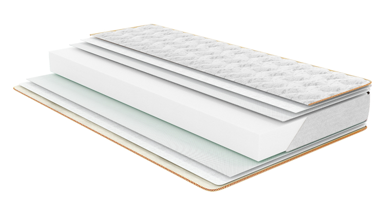 Фото Матрац Persei Organic Simple Plus (05) 110x185x13 см / середня жорсткість (уцінка) - matras-online.com.ua