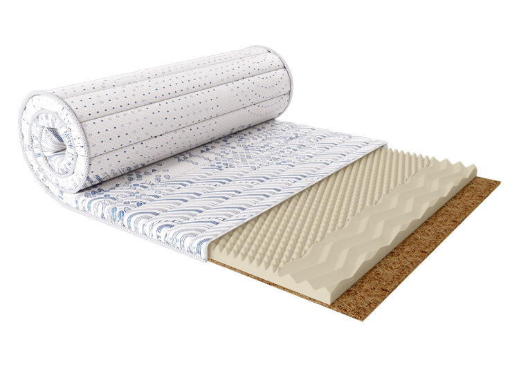 Фото Матрас Scandi Lofoten 63x125x5 см / 2в1 средняя жесткость + жесткий (2759961) - matras-online.com.ua