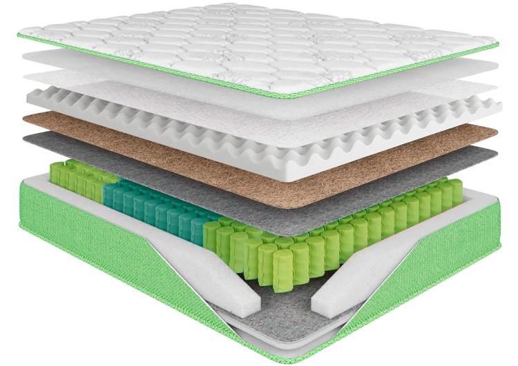 Фото Матрас Air Dream Lite Flash 85x190x21 см / 2в1 средняя жесткость + умеренно-жесткий (2769274) - matras-online.com.ua