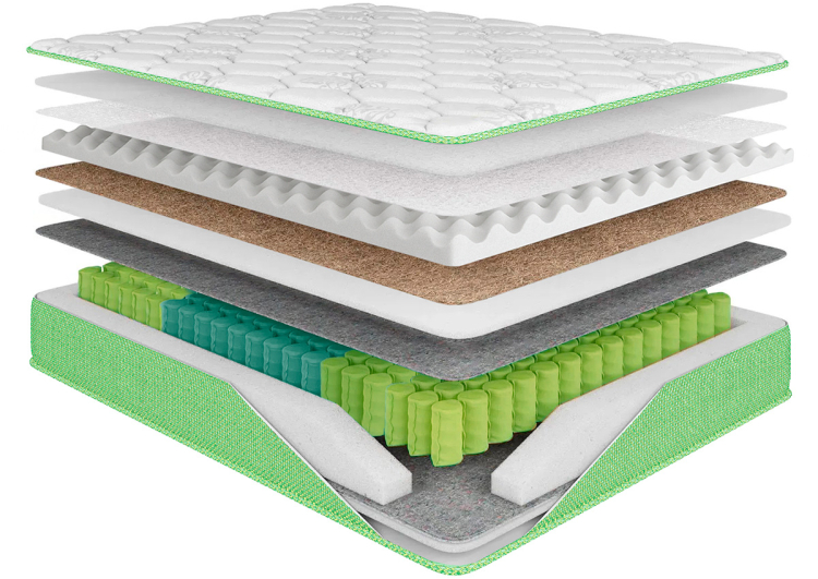Фото Матрас Air Dream Lite Life 160x200x22 см / 2в1 средняя жесткость + умеренно-жесткий (2769420) - matras-online.com.ua