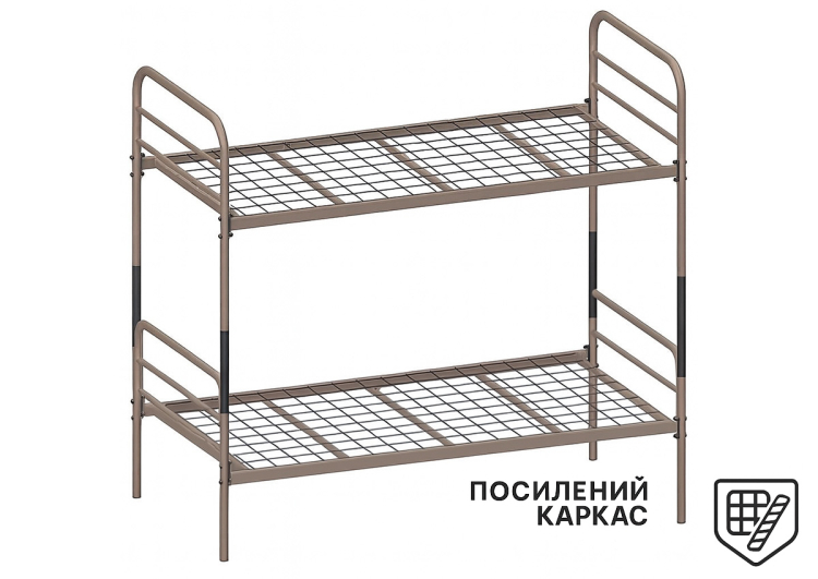 Фото Кровать-трансформер армейская двухъярусная Persei Double Steel Line Pro 90x190 см / усиленная металлическая рама (2630356) - matras-online.com.ua