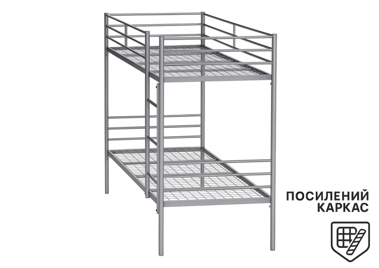 Фото Ліжко-трансформер армійське двоярусне Persei Double Strong 80x200 см / посилена металева рама (2630370) - matras-online.com.ua