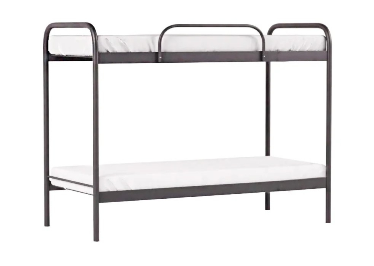 Фото Кровать армейская двухъярусная Persei Double Lite 70x190 см / защитный борт - matras-online.com.ua