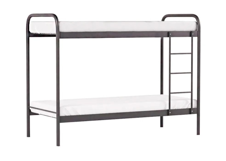 Фото Кровать армейская двухъярусная Persei Double Lite 70x190 см / лестница - matras-online.com.ua