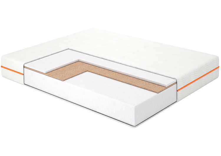 Фото Матрац Sleep Soft Coco 200x200x18 см / 2в1 середня жорсткість + помірно-жорсткий (2776906) - matras-online.com.ua