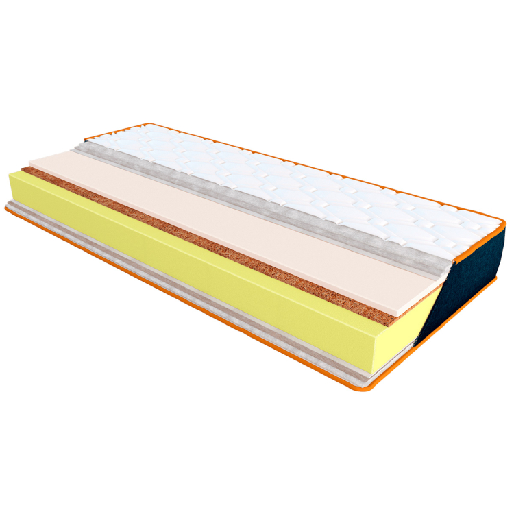 Фото Матрац Denim Original / висота 18 см / 2в1 помірно-жорсткий + жорсткий (2793522) - matras-online.com.ua