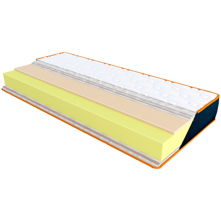 Фото Матрац Denim Capri / висота 19 см / 2в1 помірно-жорсткий + жорсткий (2793516) - matras-online.com.ua