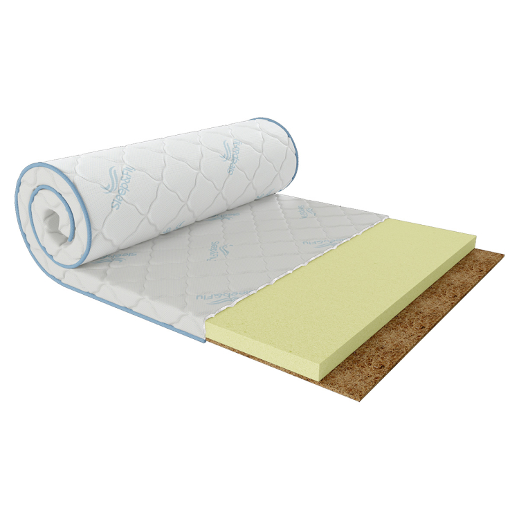 Фото Матрац Sleep&Fly Flex 2в1 Kokos / висота 7 см / жорсткий (2791582) - matras-online.com.ua