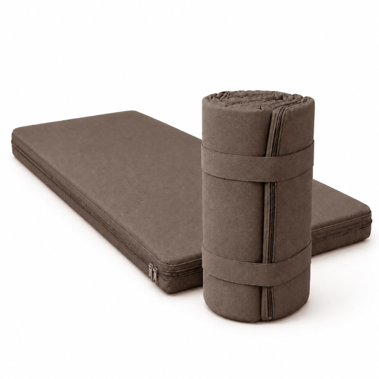 Фото Матрац солдатський Persei ECO Olive / висота 4 см / 2в1 середня жорсткість + помірно-жорсткий (2712811 ) - matras-online.com.ua