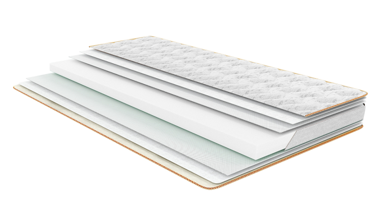 Фото Матрац Persei Organic Mini (01) 60x190x4 см / середня жорсткість (уцінка) - matras-online.com.ua