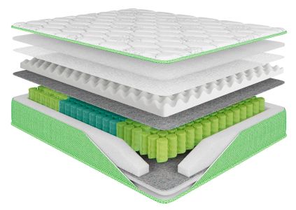 Матрац Air Dream Lite Star 80x200x20 см / середня жорсткість