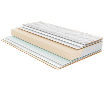 Матрац Persei Organic Simple Plus (05) 140x200x13 см / помірно-жорсткий