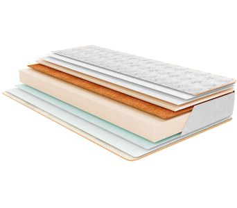 Матрац Persei Organic Extra Cocos (07) 90x200x16 см / 2в1 помірно-жорсткий + жорсткий