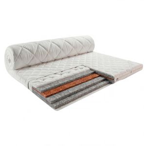 Матрац Persei Roll Air UP Plus Cocos / висота 8 см / 2в1 середня жорсткість + помірно-жорсткий