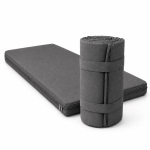 Матрац солдатський Persei ECO Gray / висота 4 см / 2в1 середня жорсткість + помірно-жорсткий