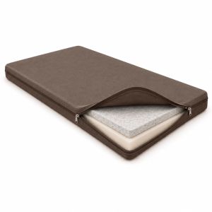 Тонкий-матрас топпер Persei ECO Olive / высота 4 см / 2в1 средняя жесткость + умеренно-жесткий